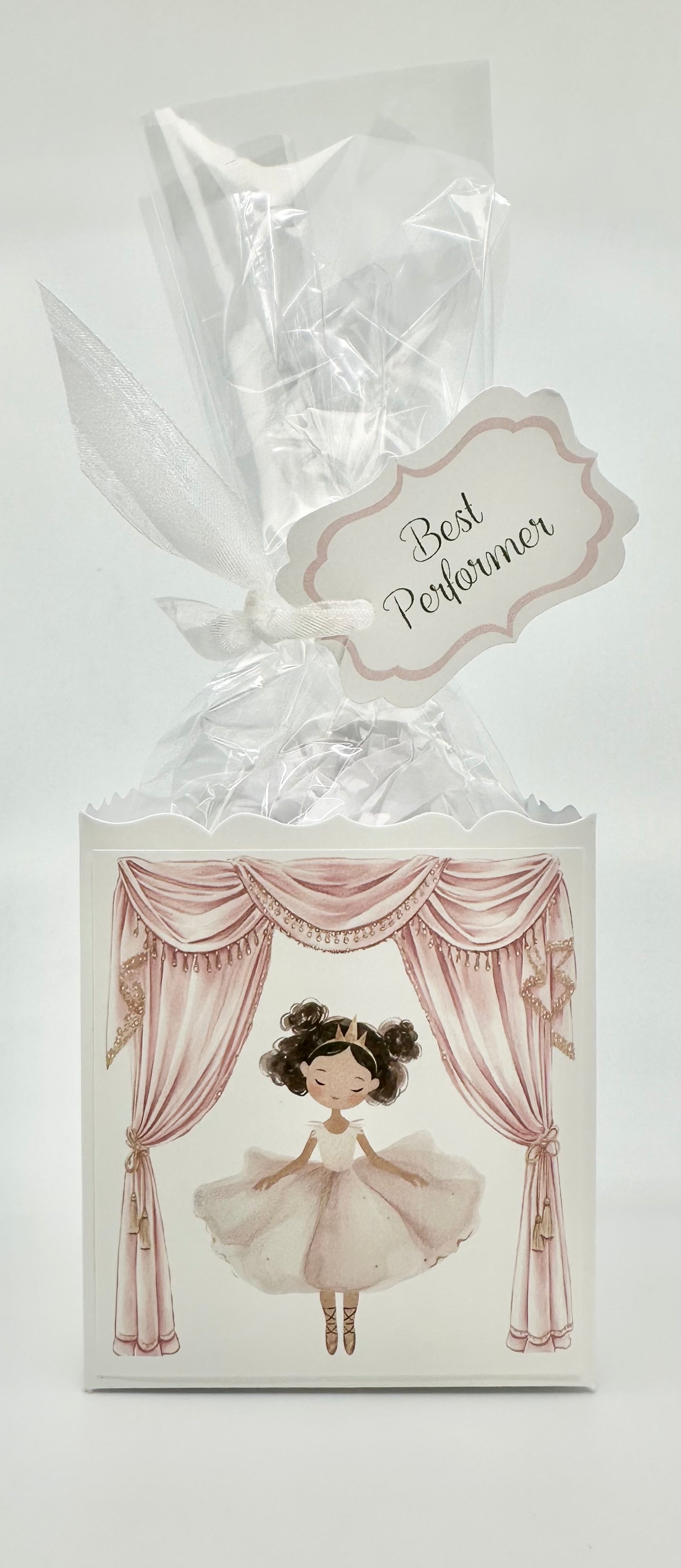 Little Pink Ballerinas party favors Gift Box & Bag