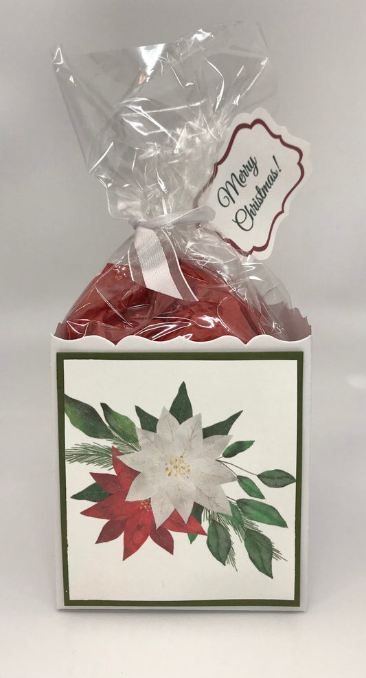Christmas Pointsettia Style #2 Party Favors