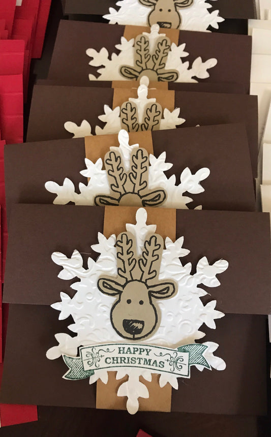 Reindeer Christmas Gift Card Holder