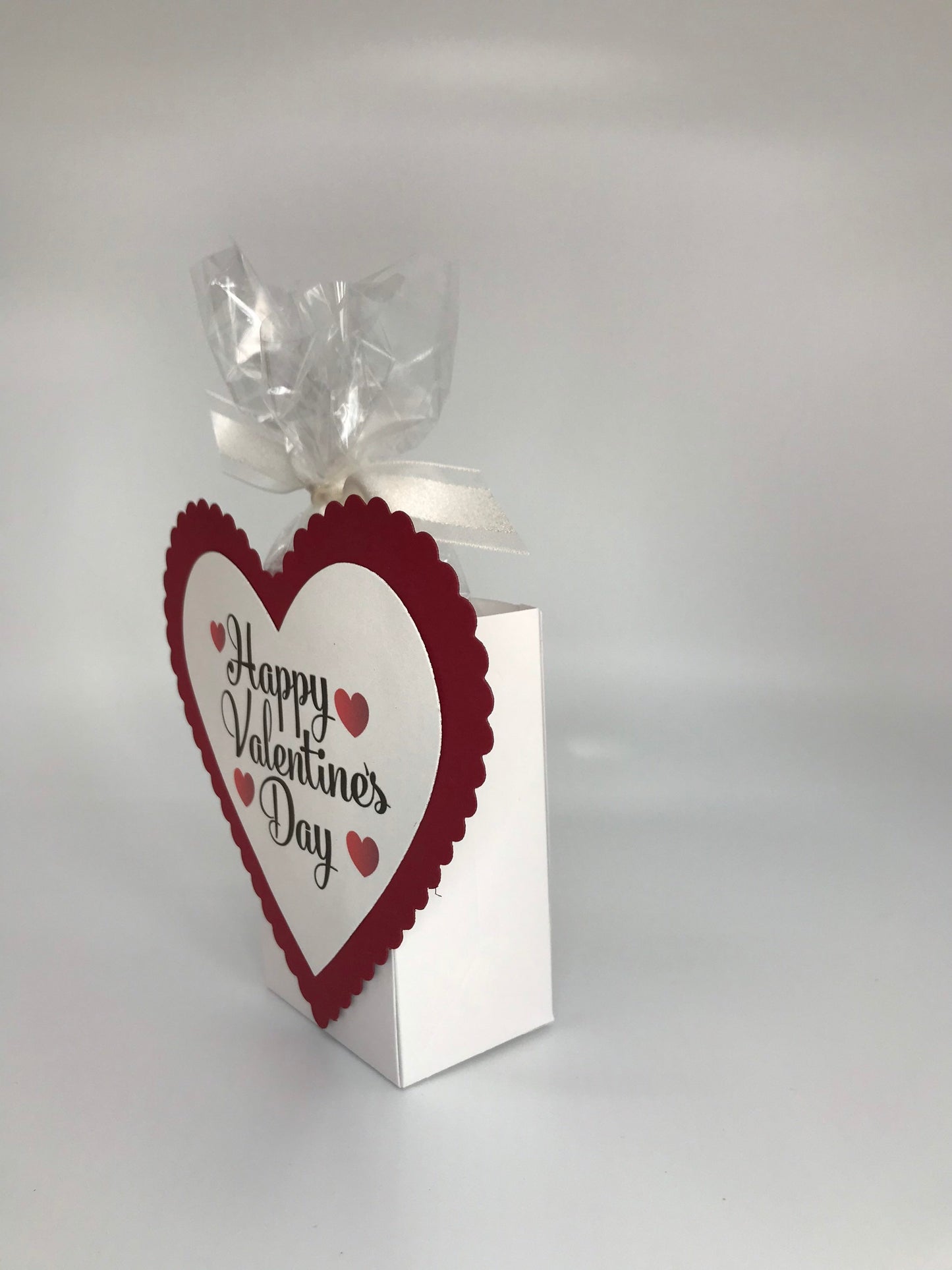 Happy Valentine’s Day Red Heart Party Favor