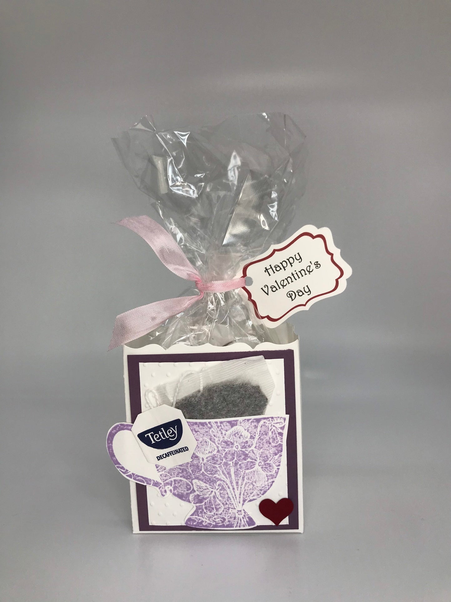 Happy Valentine’s Day Tea Party Favor - Purple Tea Cup
