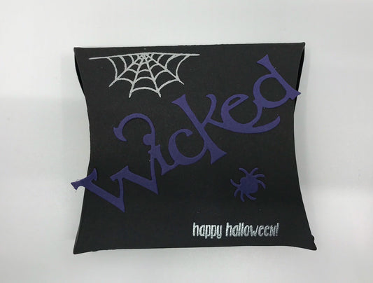 Dark Academia Wicked Halloween Black or Purple Party Favor