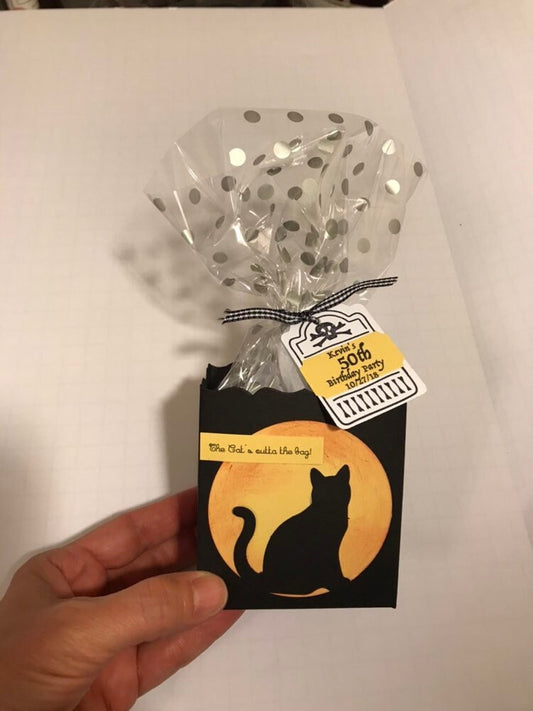 Cat's Meow's 50th Birthday Party Favors Halloween to stuff with edibles or small gifts