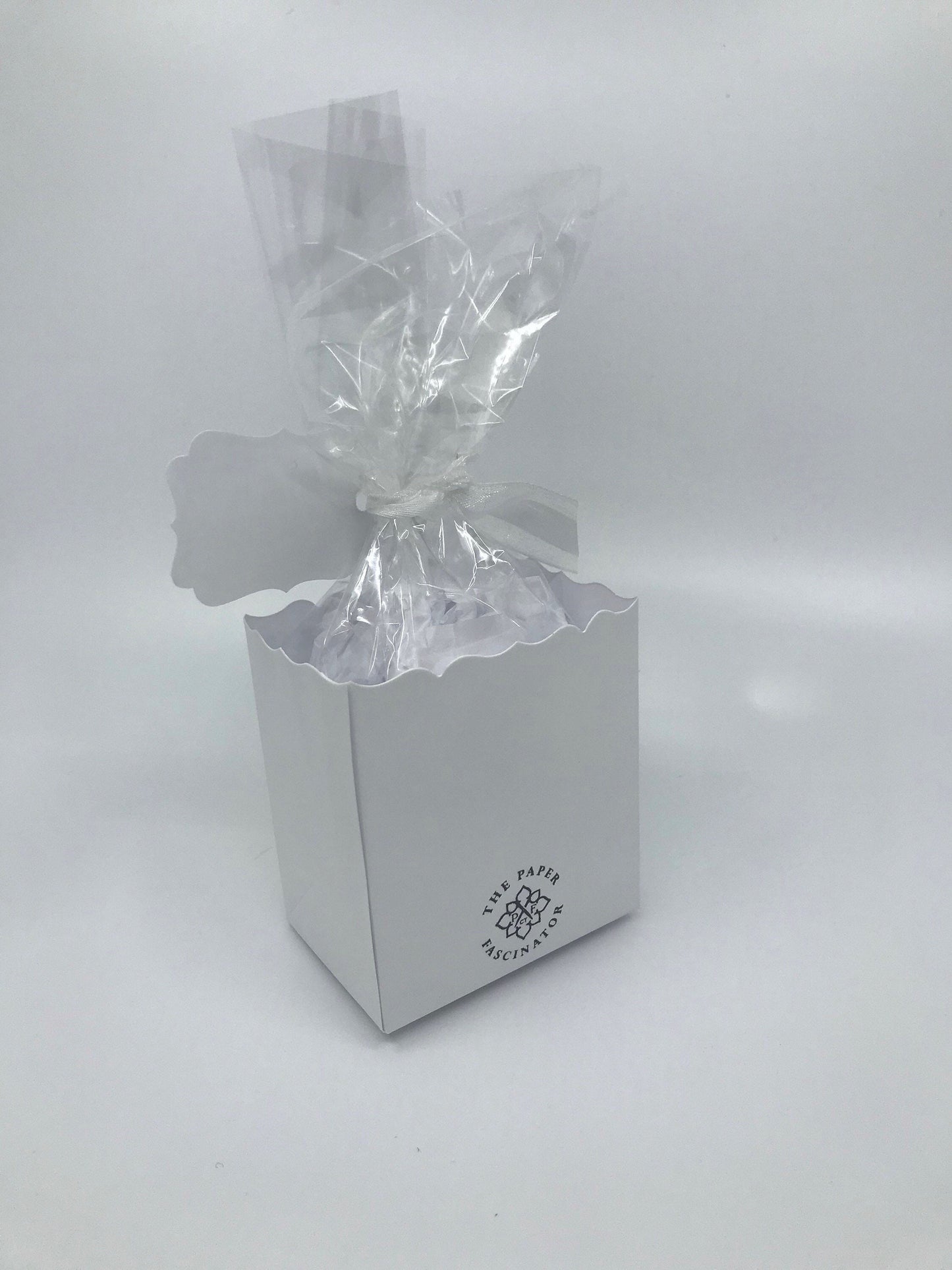 Diamond Laced Sage Green Blush and Cream Bouquet Tea Party Favor Gift Box & Bag