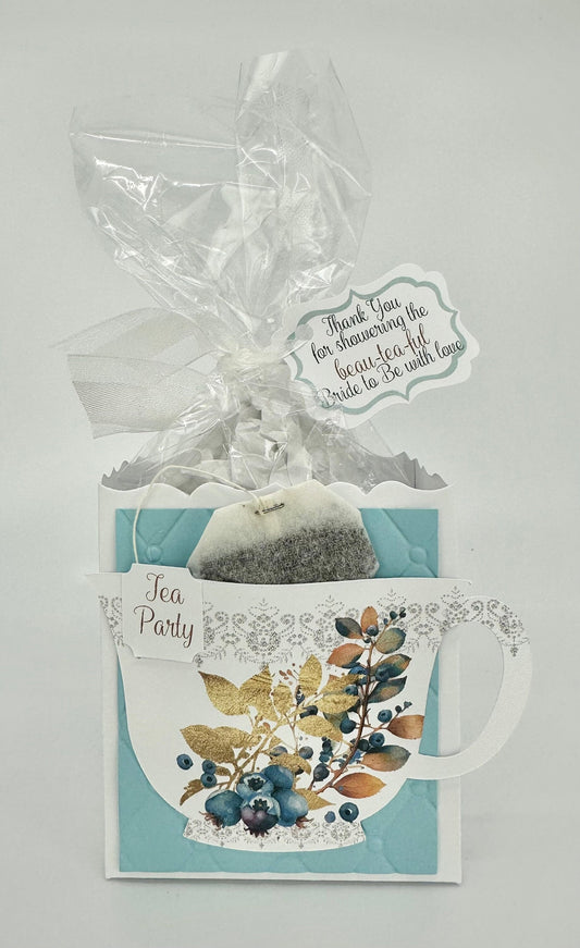 Blueberry Tea Party Favor