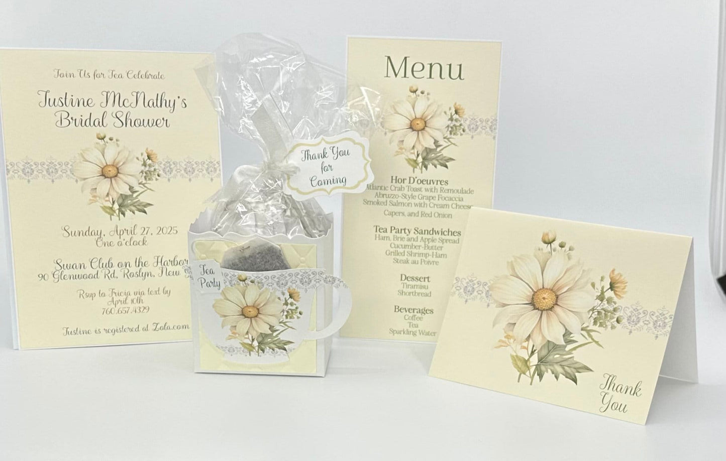 Smiling Daisy Tea Party Kit Ensemble