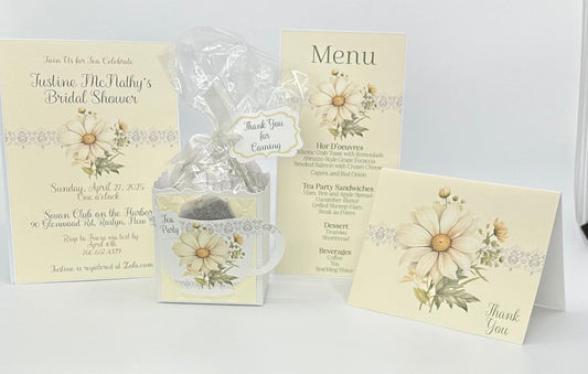 Smiling Daisy Tea Party Kit Ensemble