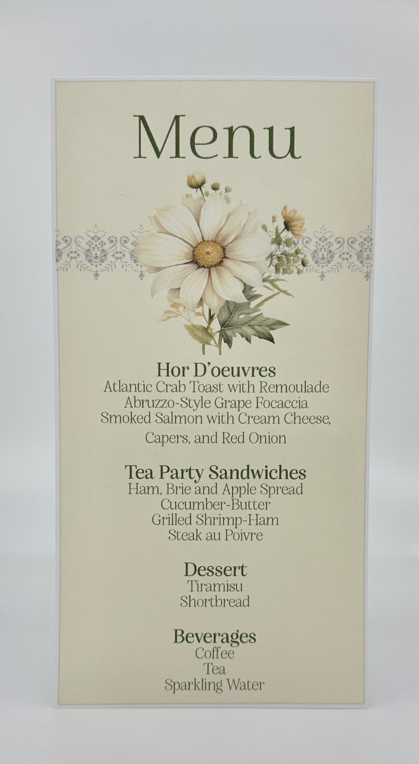 Smiling Daisy Tea Party Kit Ensemble