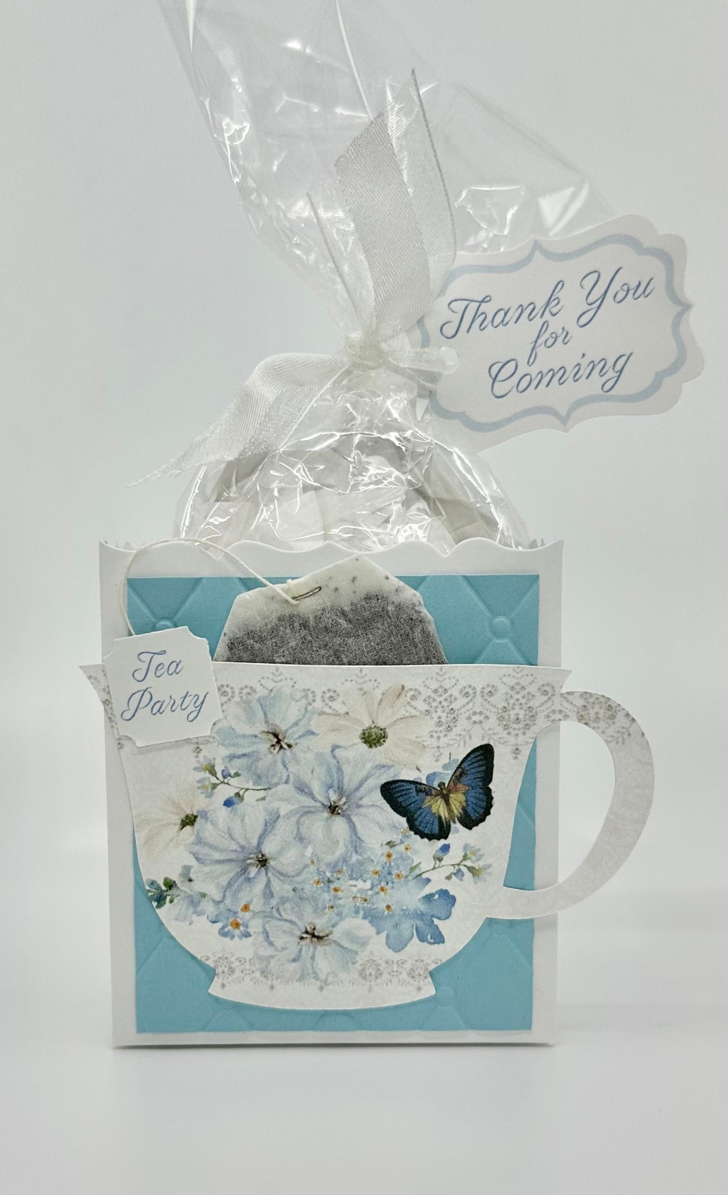 Beau-Tea-Ful Sky Blue Bouquets Tea Party Kit Ensemble