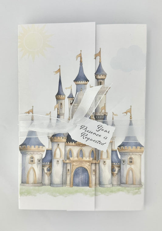 Gatefold Fairytale Castle Invitations