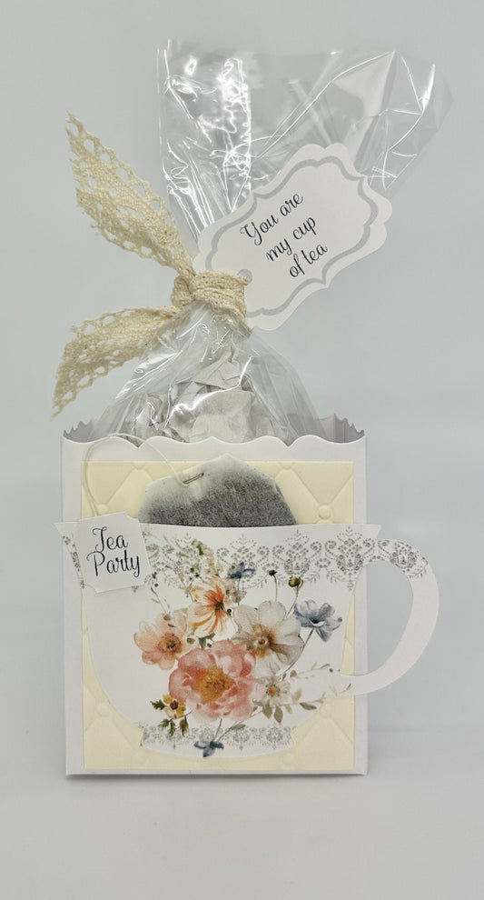 You are My Cup of Tea Beau-tea-ful tea party favor Bridal Baby Shower 80th Birthday Special Event