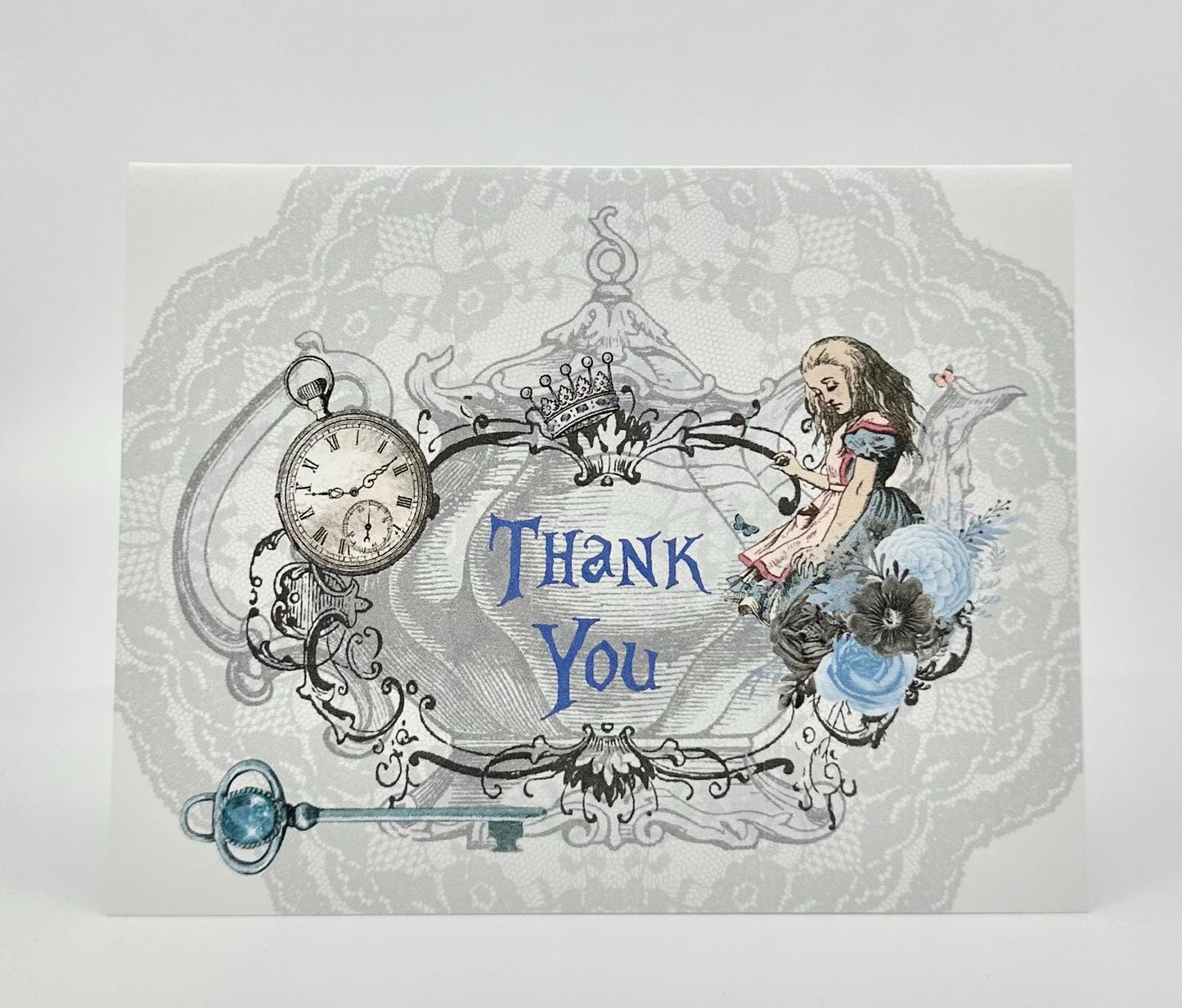 Alice in Wonderland Tea Party Thank You Cards