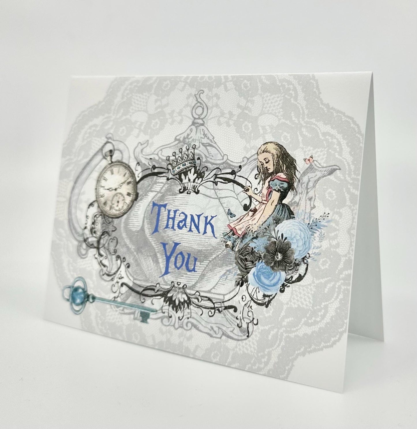 Alice in Wonderland Tea Party Thank You Cards