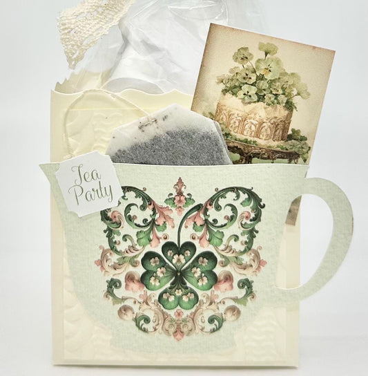 Irish Clover Celtic St Patrick's Day Tea Party Favor