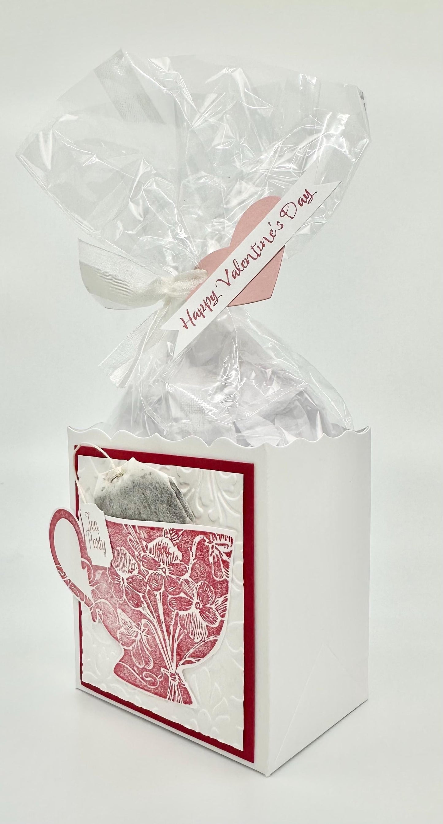 Happy Valentine’s Day Tea Party Favor - Red Tea Cup