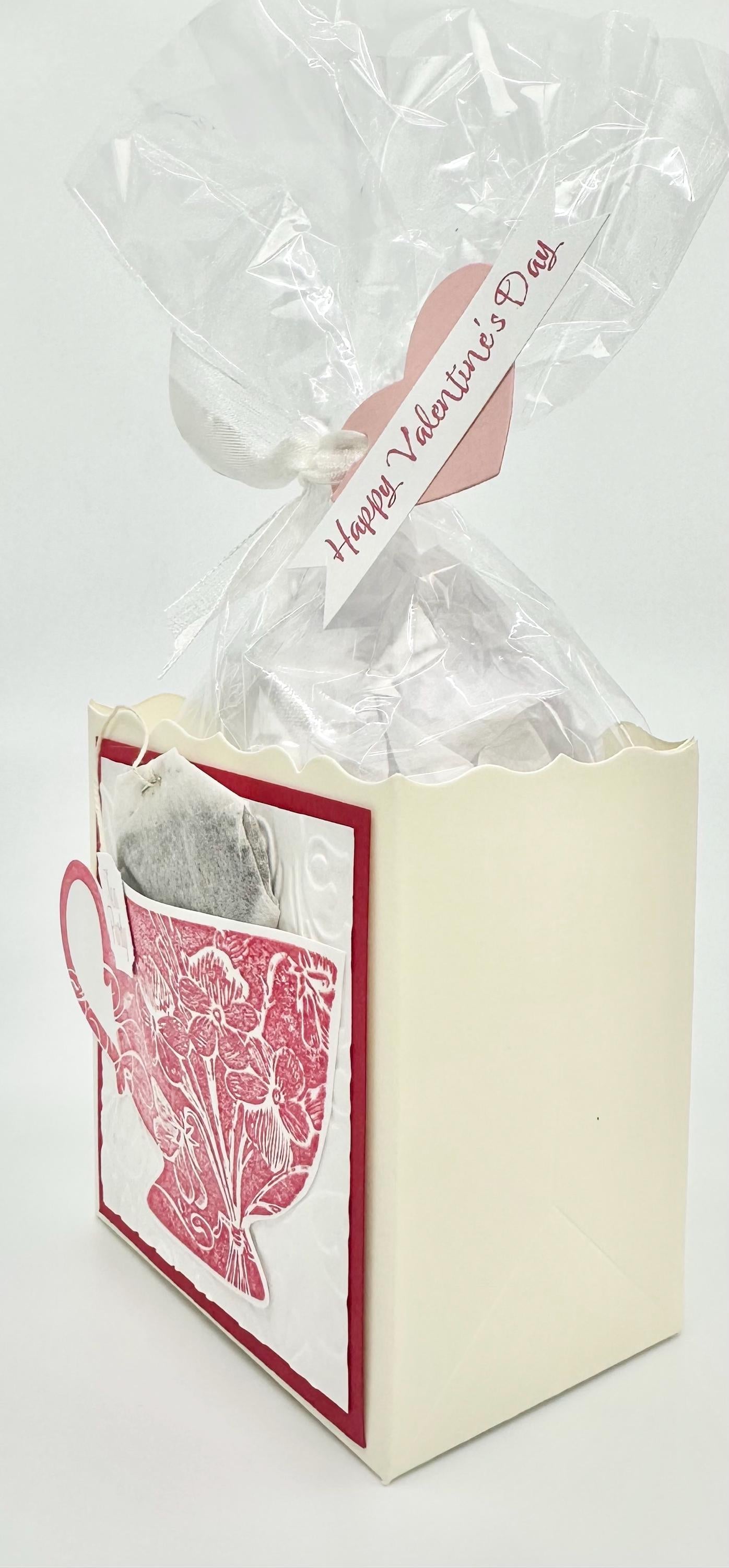 Happy Valentine’s Day Tea Party Favor - Red Tea Cup