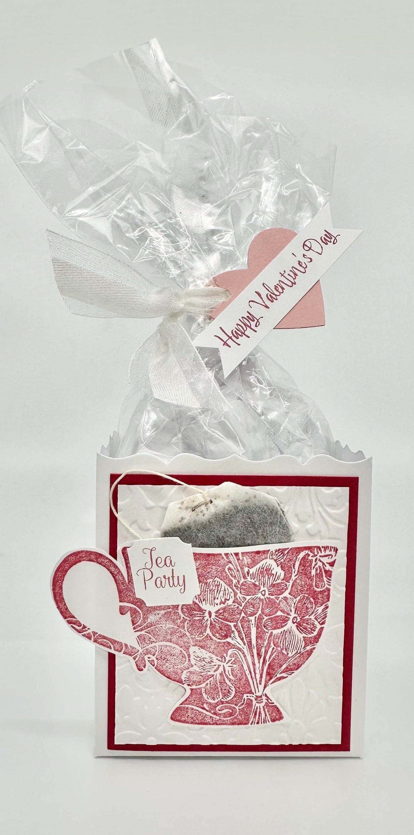 Happy Valentine’s Day Tea Party Favor - Red Tea Cup