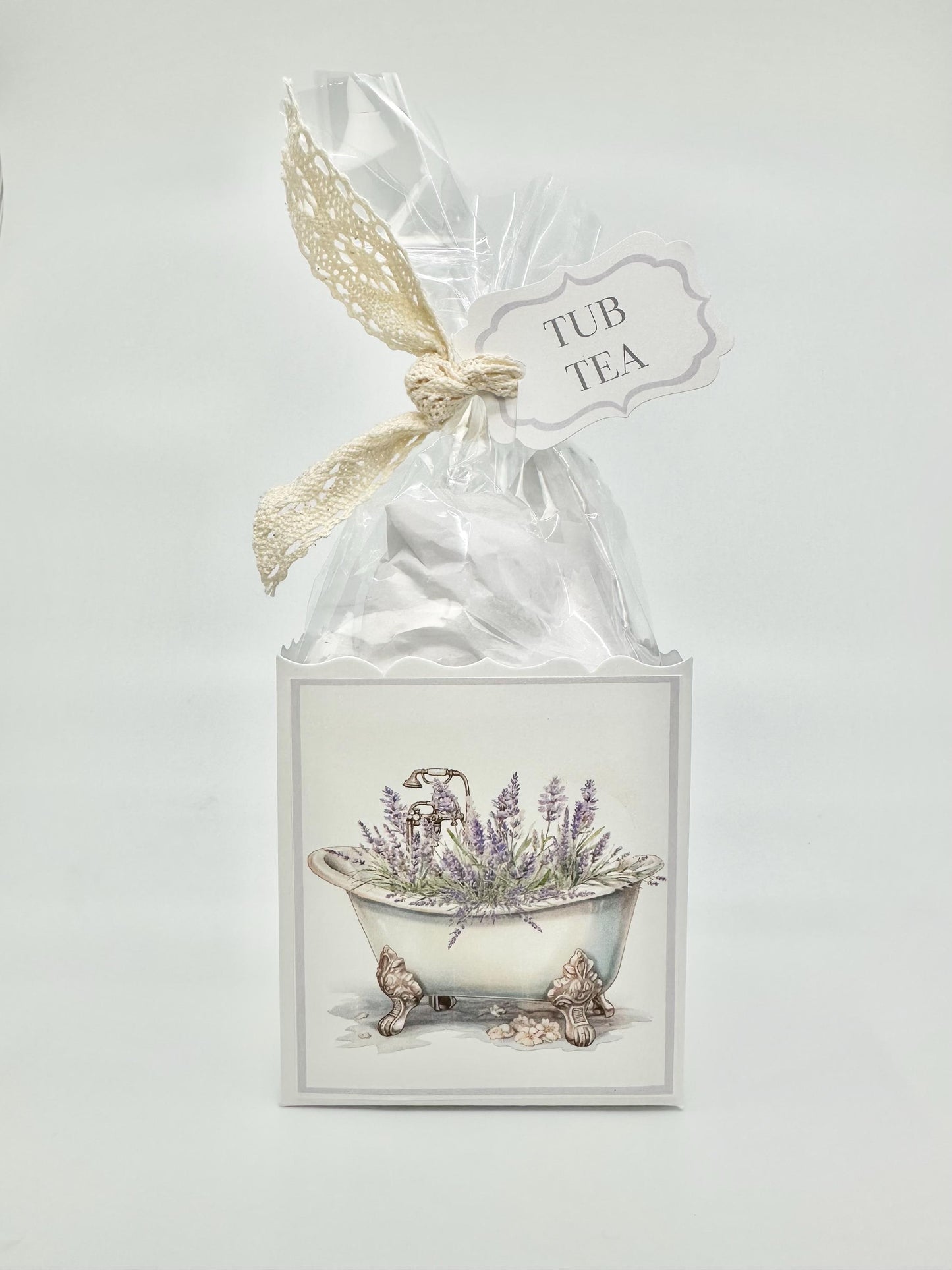 Lavender Tub Tea Party Favor
