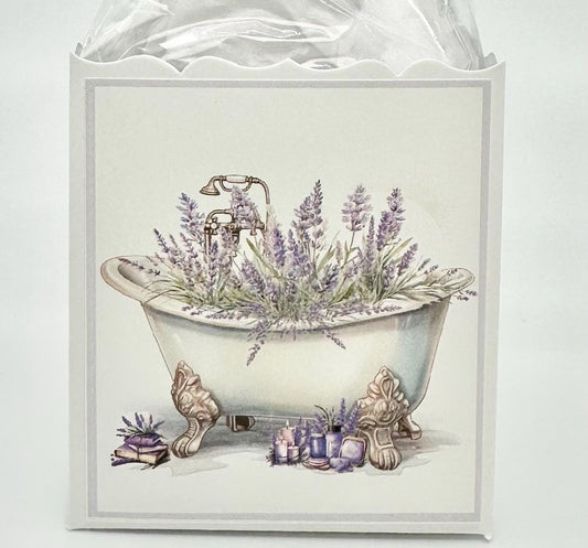 Lavender Bath Tub Tea Party Favor