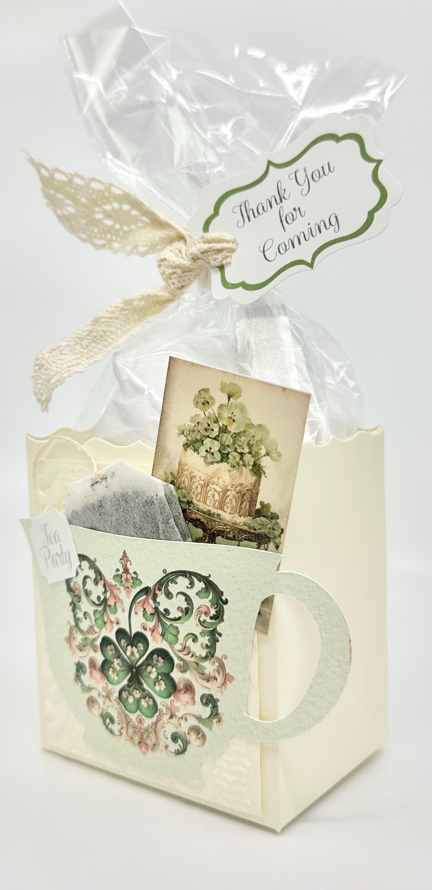 Irish Clover Celtic St Patrick's Day Tea Party Favor