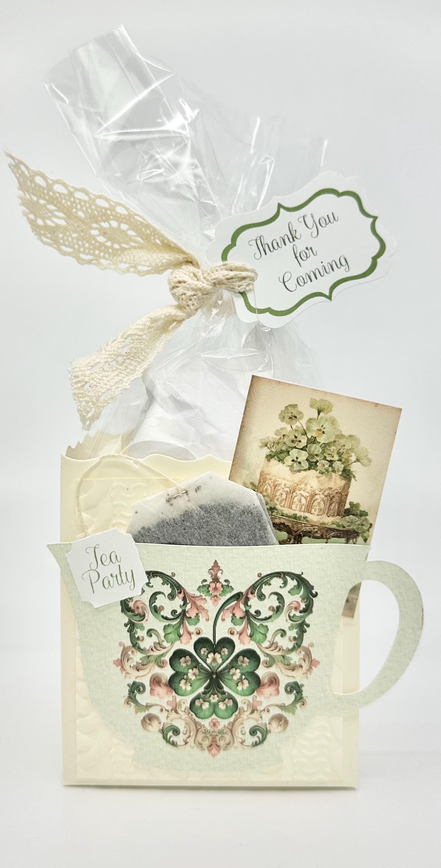 4 Irish Celtic Baroque Celtic St Patricks Day Tea Party Favors