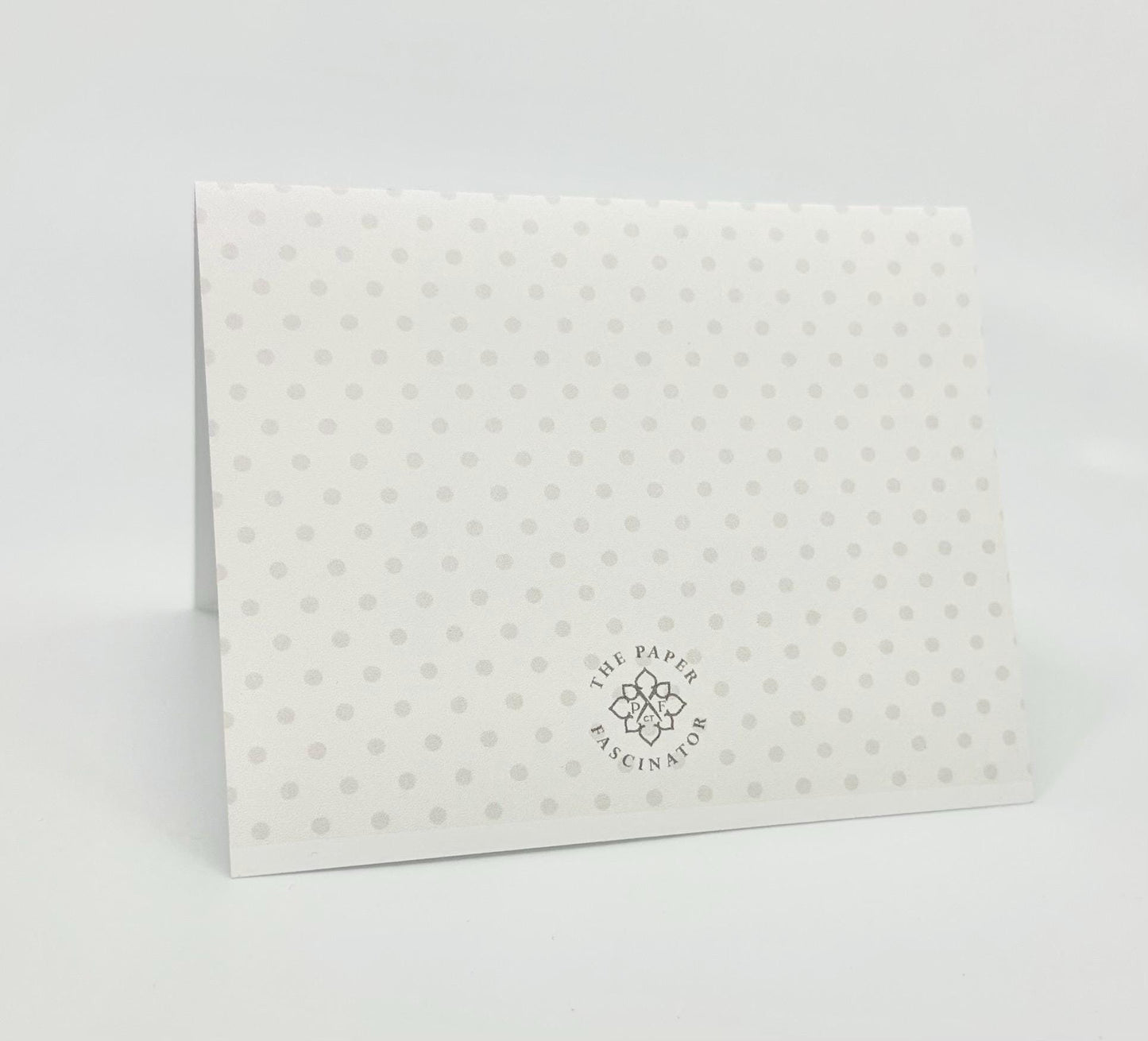 Turquoise Teal Polka Dot Tea Party Thank You Card