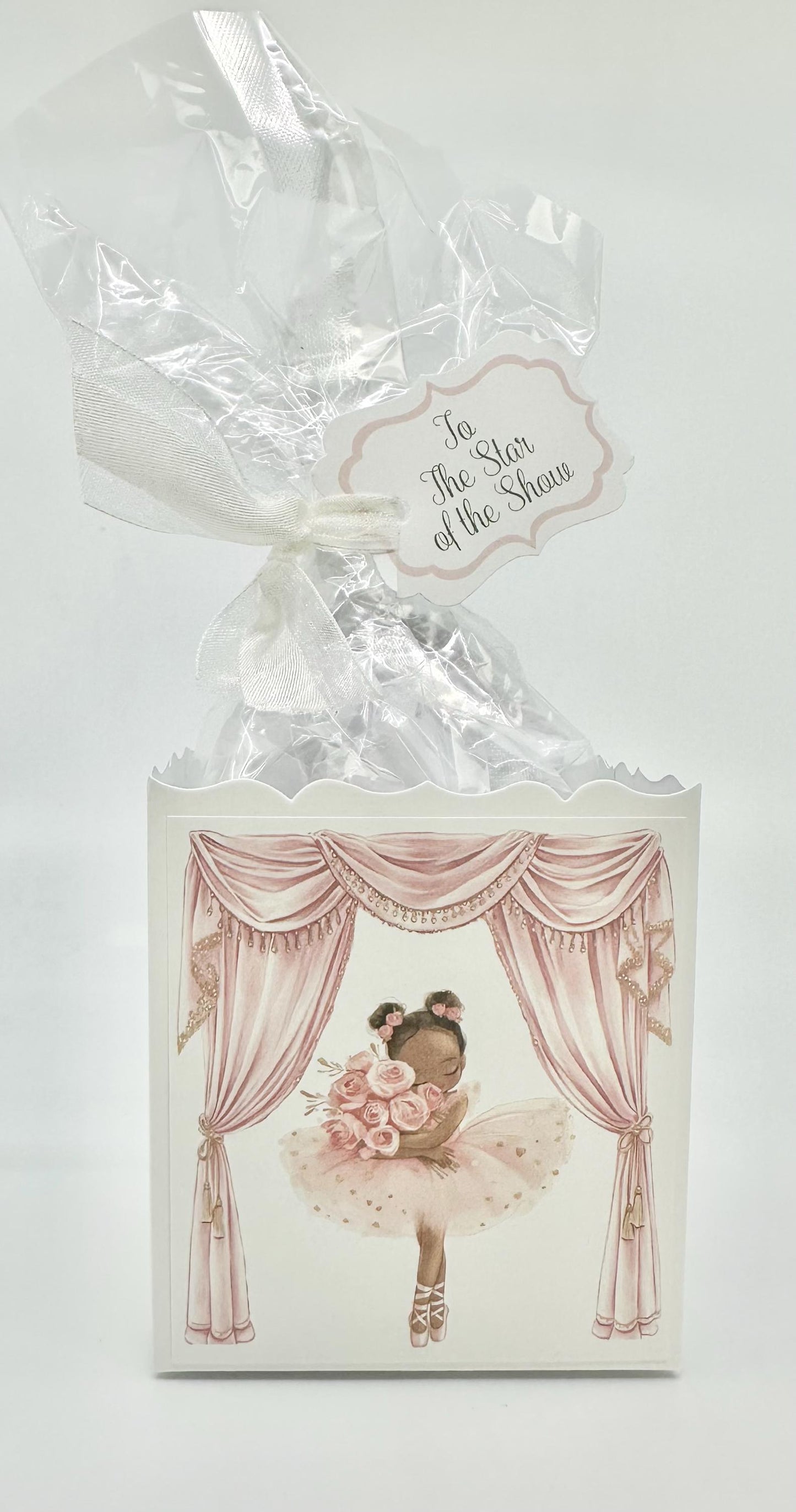 Little Pink Ballerinas party favors Gift Box & Bag