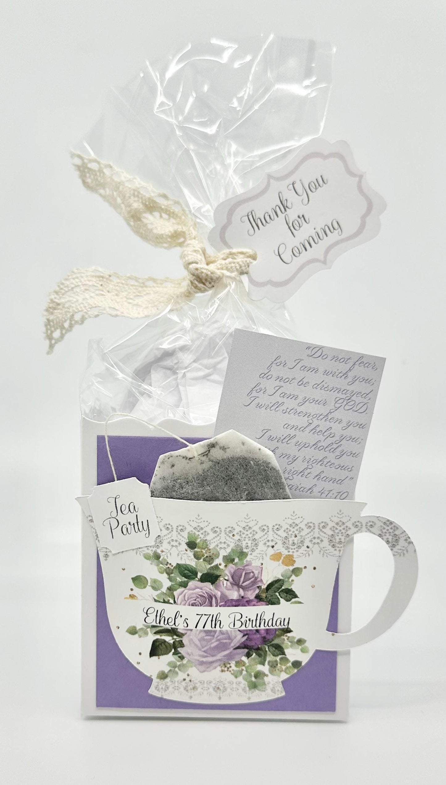 Table Sign Assignment Teapot for Bridal Baby Shower Birthday Events Purple Rose Sage Eucalyptus