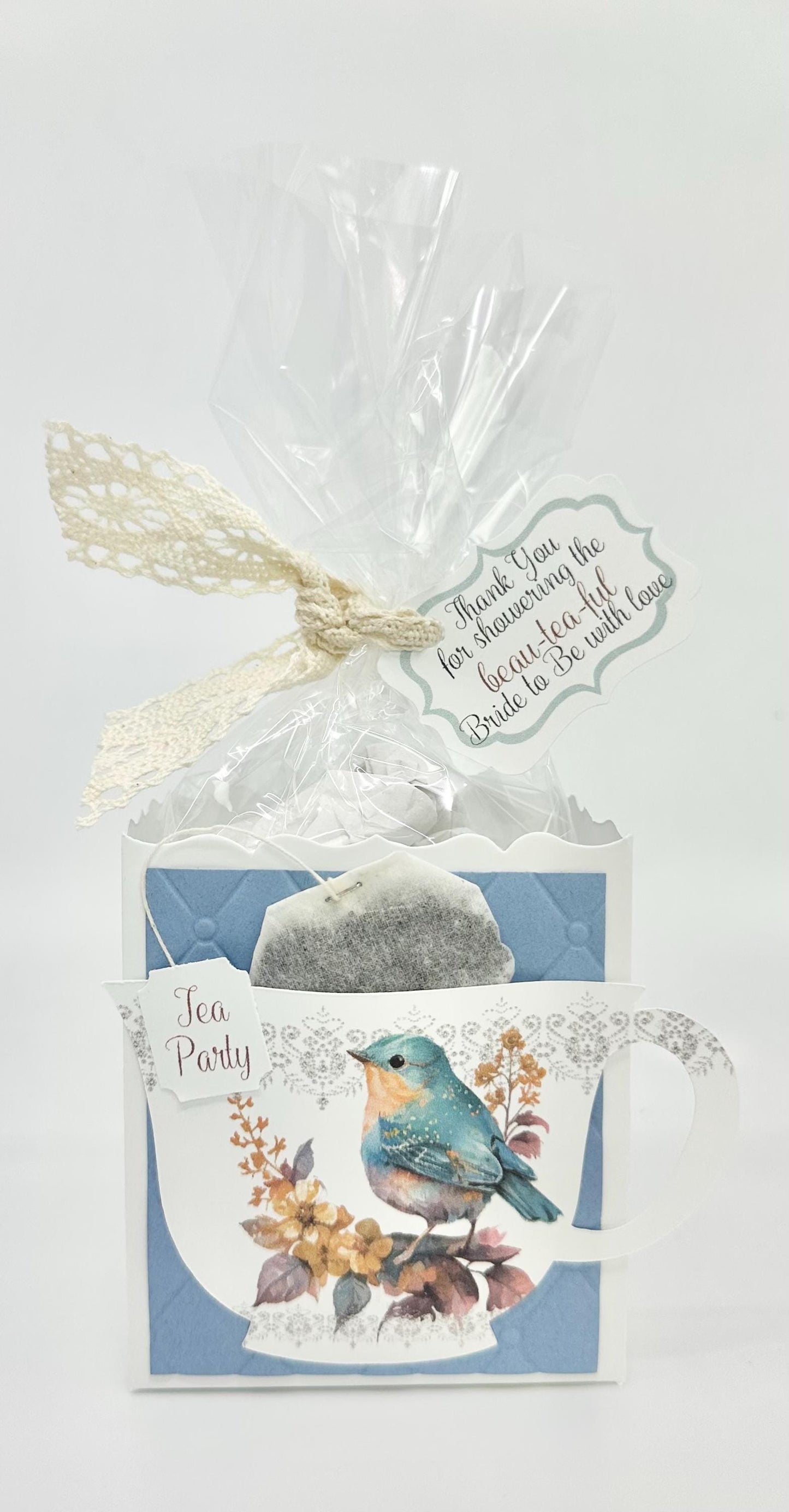 Blueberry Tea Party Invitation for Birthday, Baby is Brewing, or Beau-Tea-Ful Bridal Shower