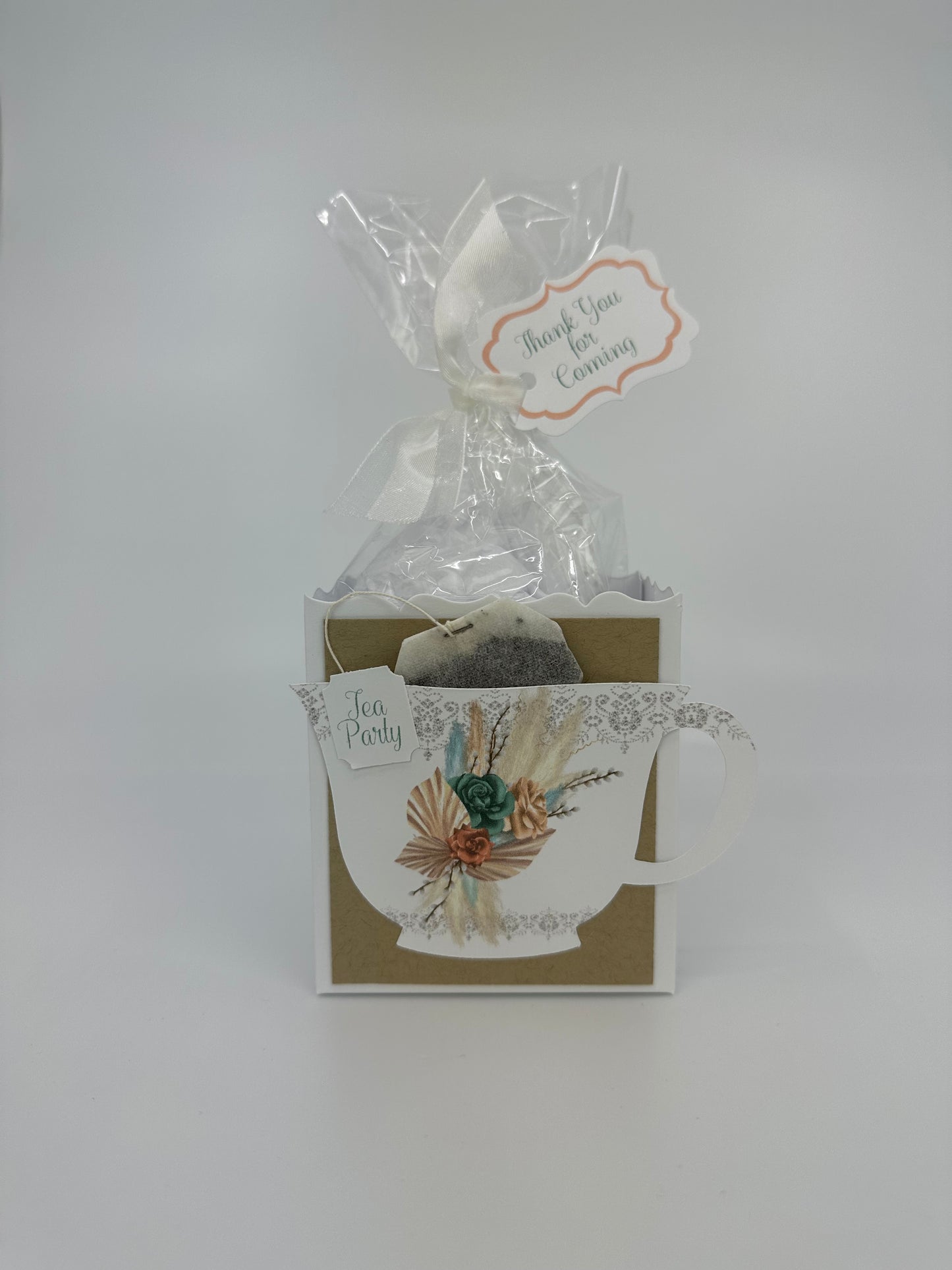 4 Beau-Tea-Ful Boho Bouquet Tea Party Favors