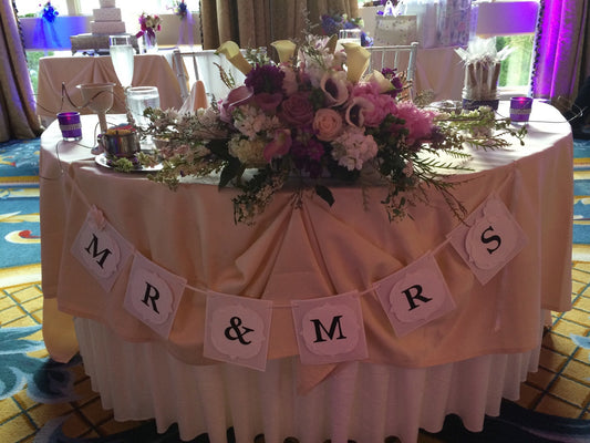 Mr & Mrs Banner / Floral Sign