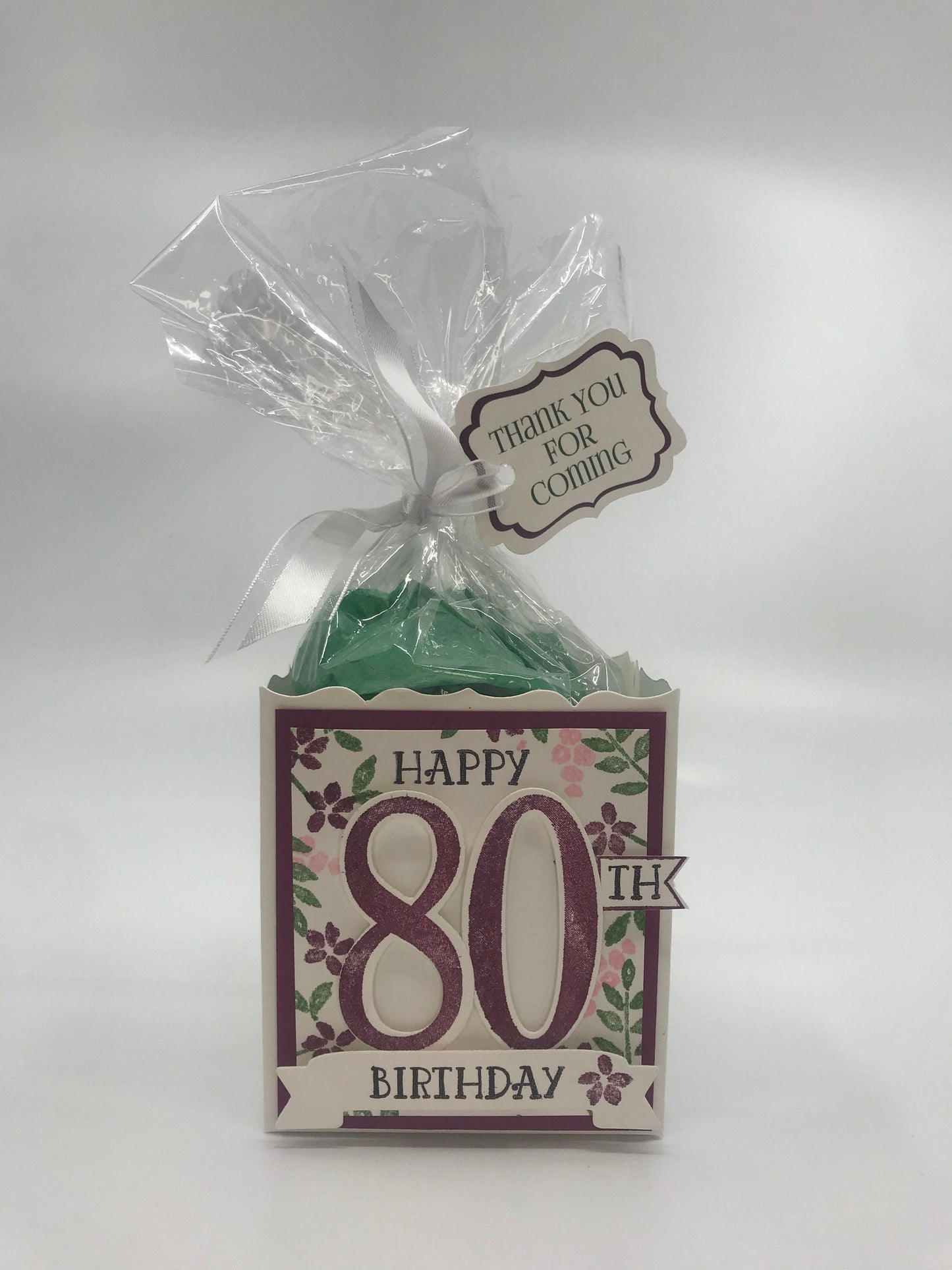 80th Birthday Party Favors to stuff with edibles or small gifts