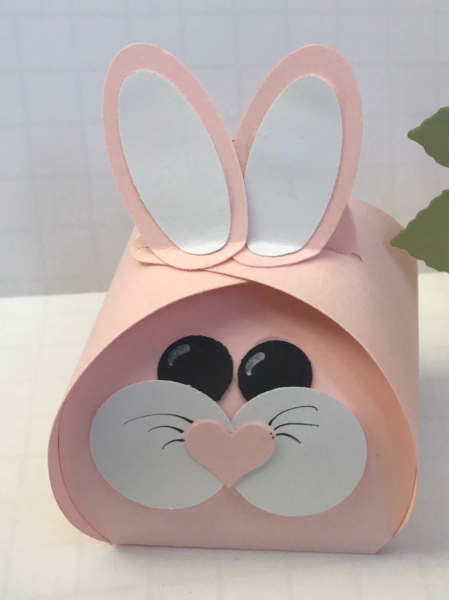 Pink Easter Bunny Party Favor Gift Box