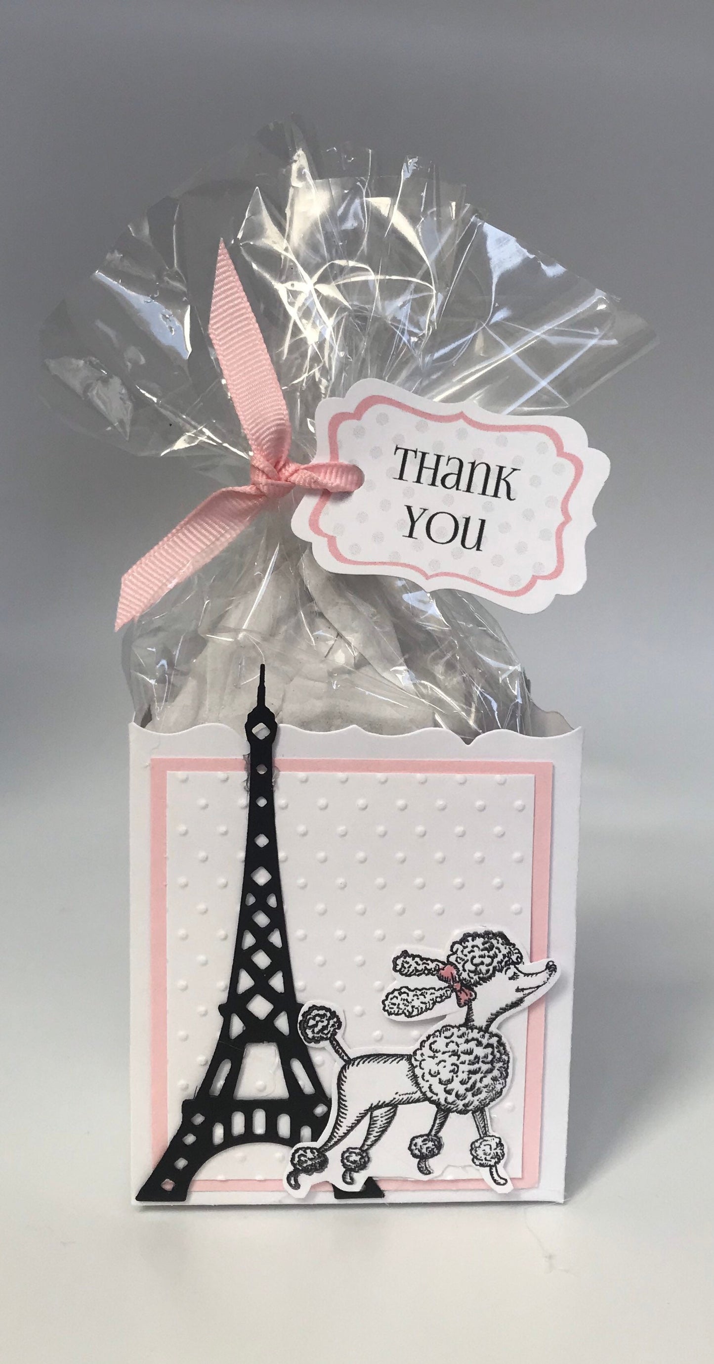 Parisian Poodle with Eiffel Tower Party Favor