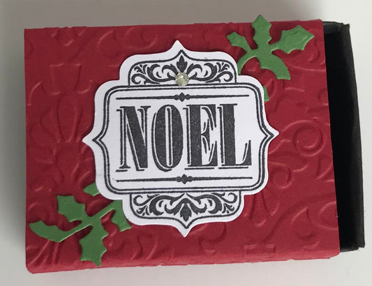 20 Noel Gift Box Party Favors with rhinestone