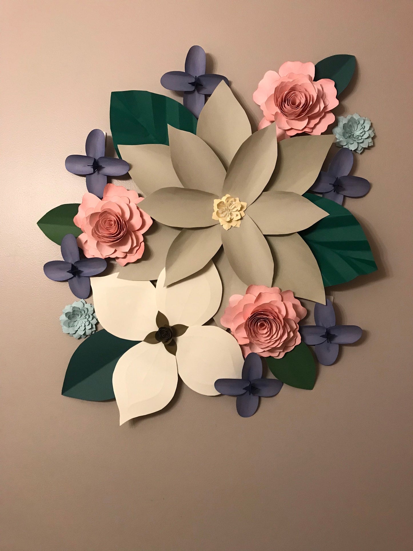 Touch of Class Paper Flower Wall Art