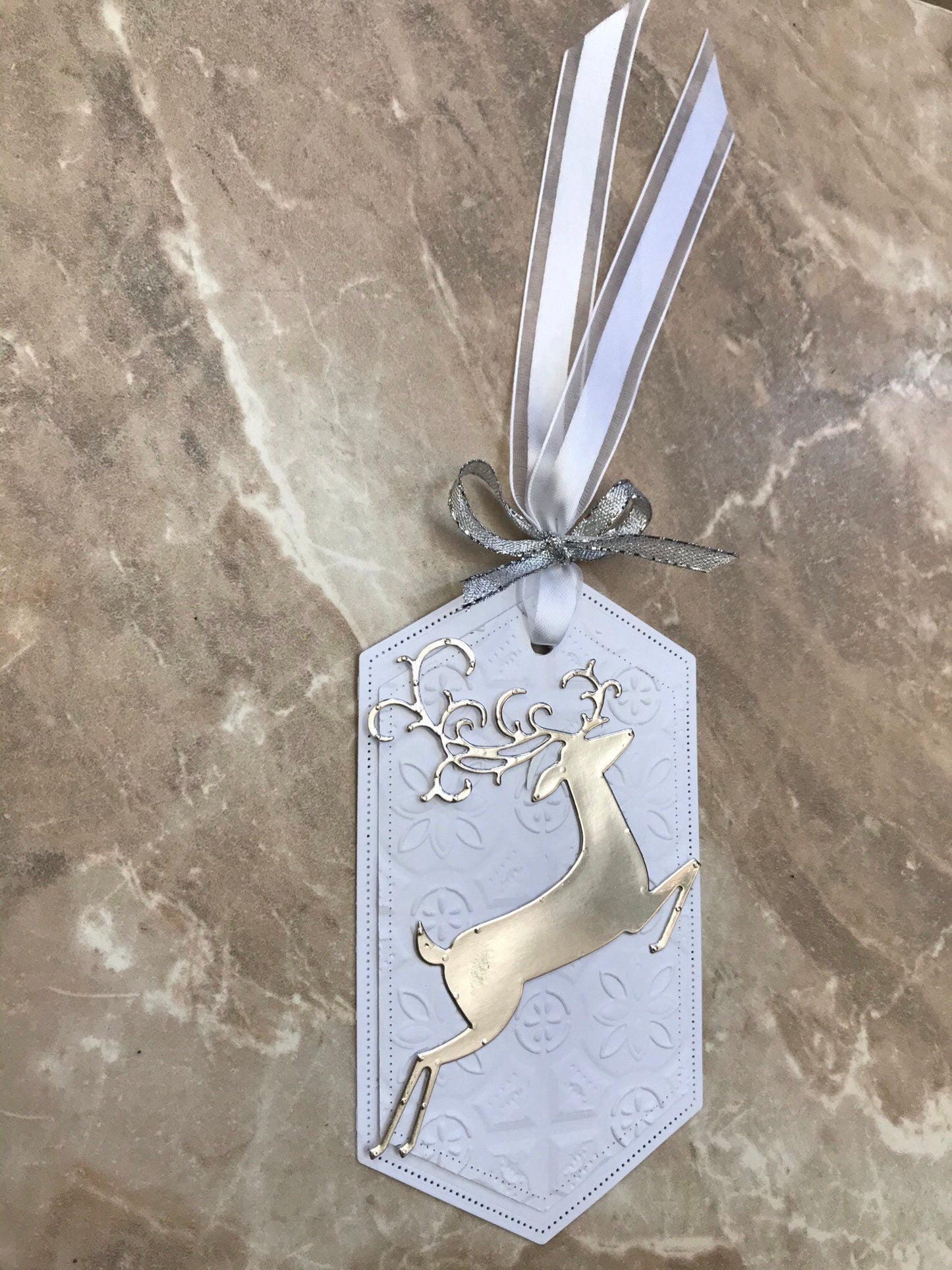 Reindeer Christmas Gift Tags - 4 tags