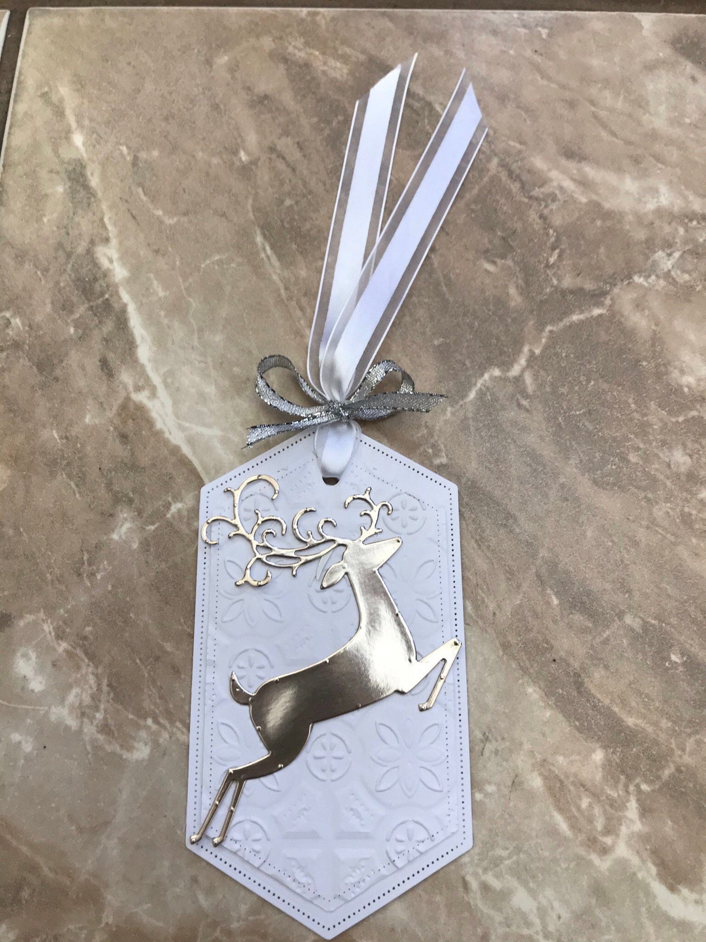 Reindeer Christmas Gift Tags - 4 tags