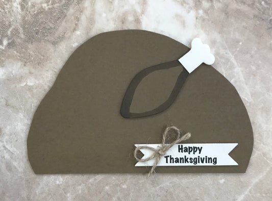 Thanksgiving Turkey Gift Card Holder with envelope