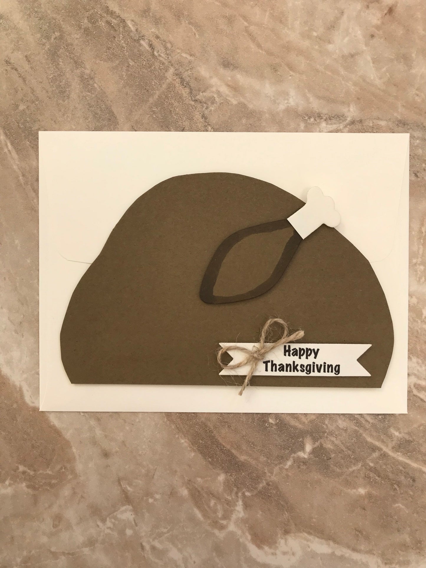 Thanksgiving Turkey Gift Card Holder with envelope