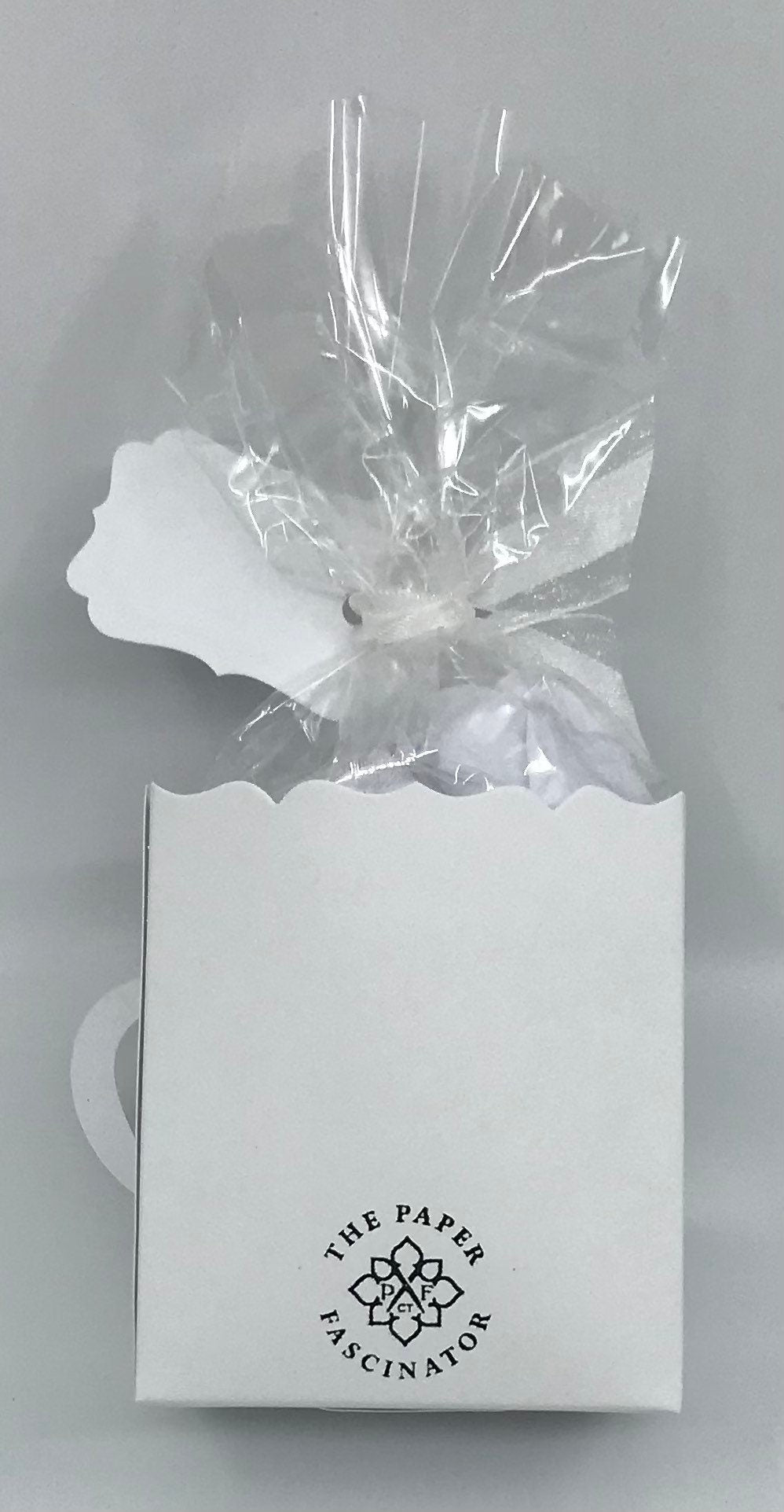 Personalized Tea Party Birthday Favor – Pink Cake Gift Box