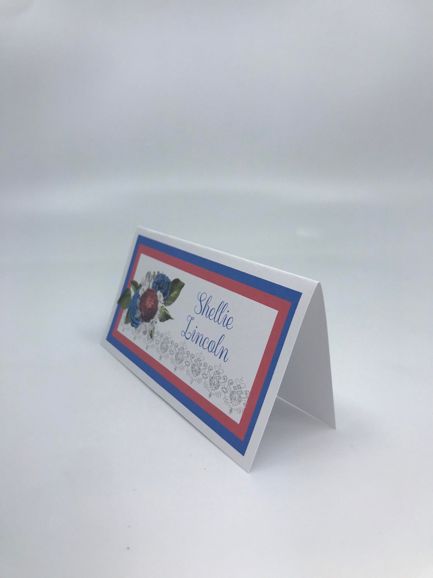 Red White & Blue Patriotic Tea Party Favor for American, 4th of July, Centennial, Bi-Centennial, Historical, Celebratory and Memorial Events