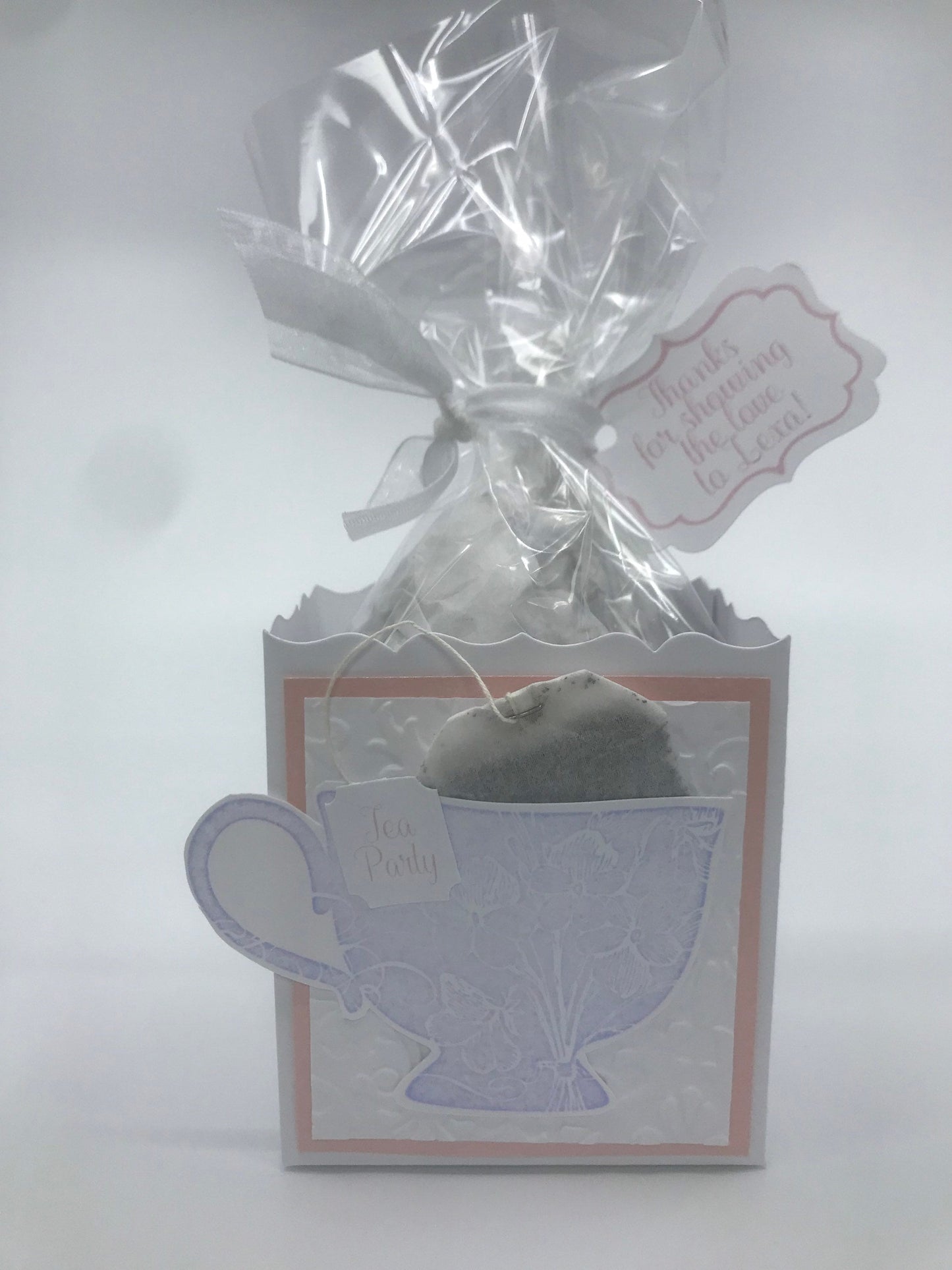 Set of 6 Pastel Tea Party Favors with Rose Gold matting for edibles or small gifts