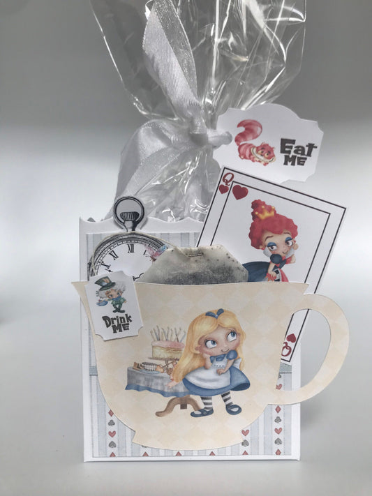 Curious Alice in Wonderland Tea Party Favors - standing