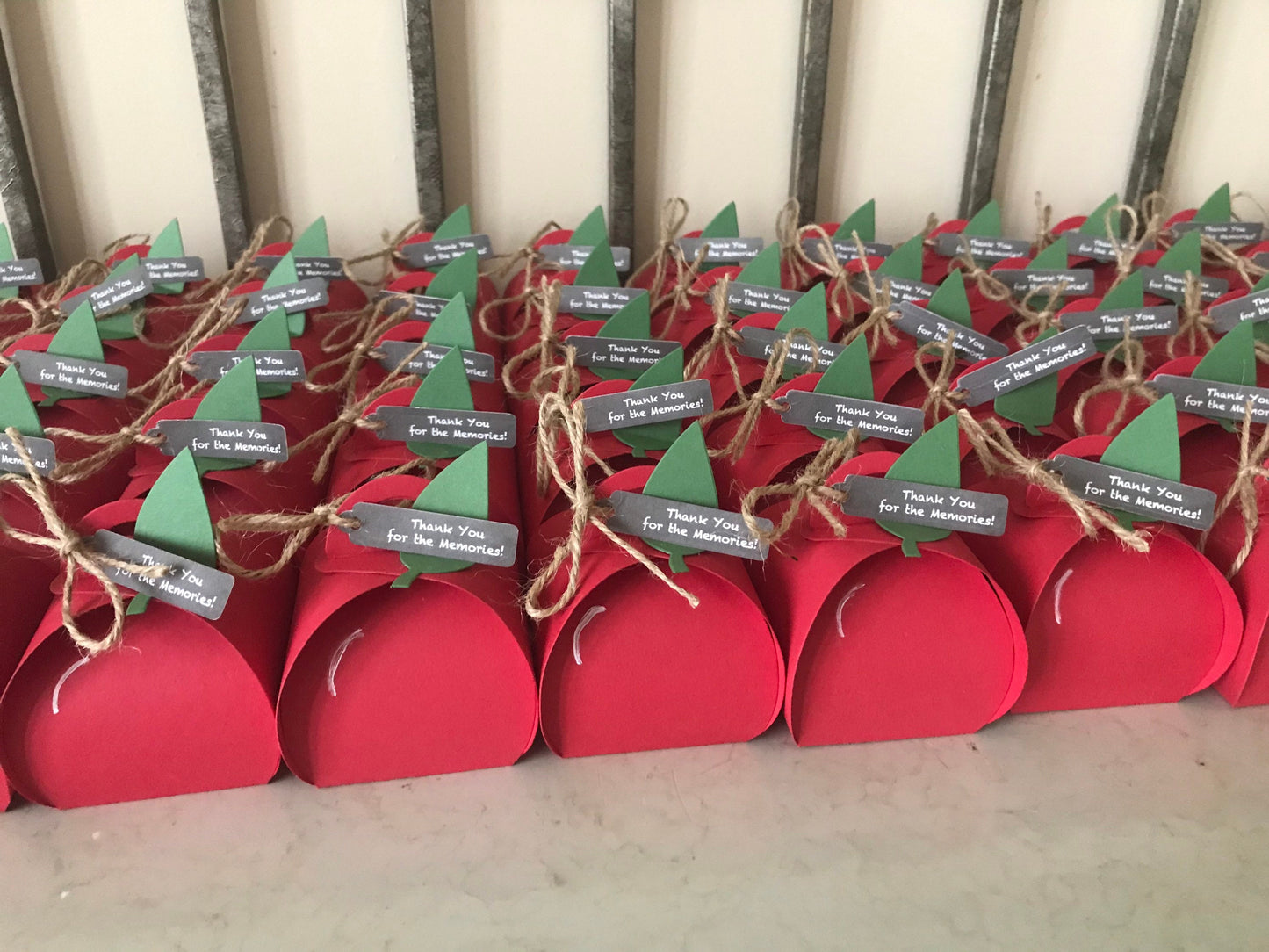 Teacher Appreciation Retirement Apple Party Favor