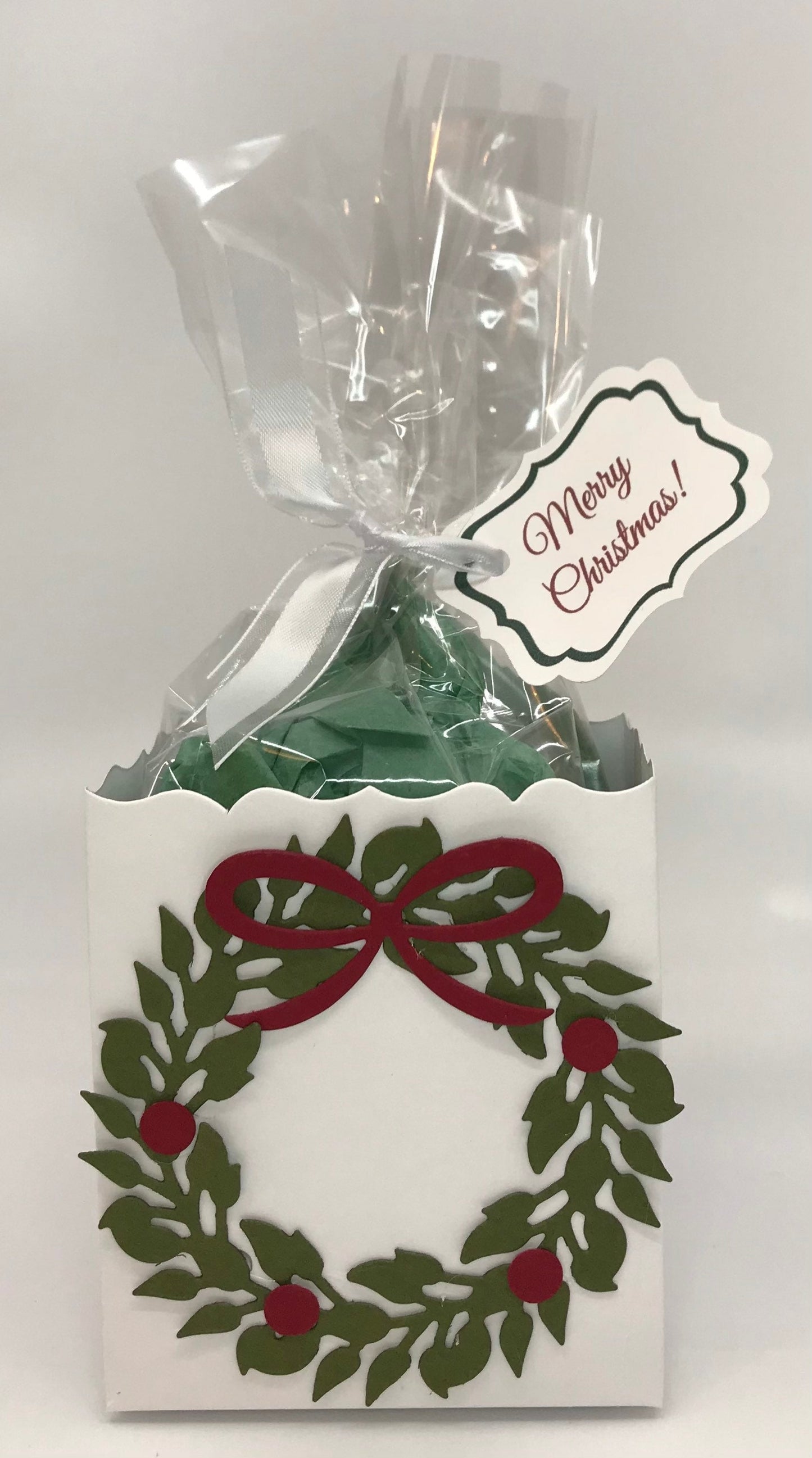 Christmas Wreath Party Favor Gift Box