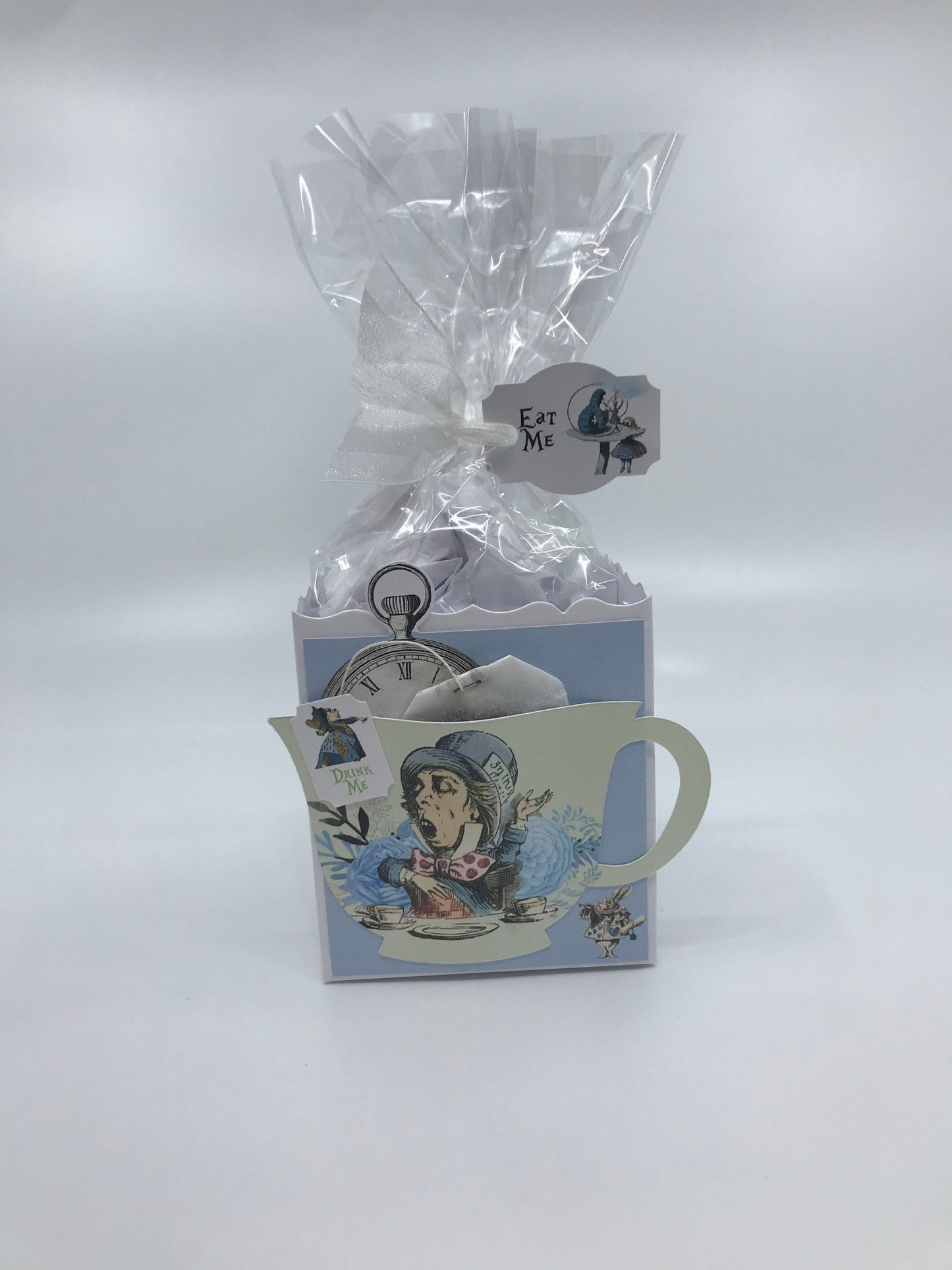 Mad Hatter Tea Party Favors with Bag & Gift Box for Birthday or Bridal Showers