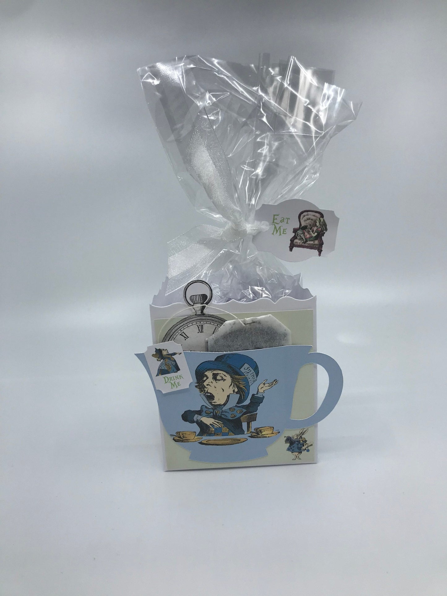 Mad Hatter Tea Party Favors with Bag & Gift Box for Birthday or Bridal Showers