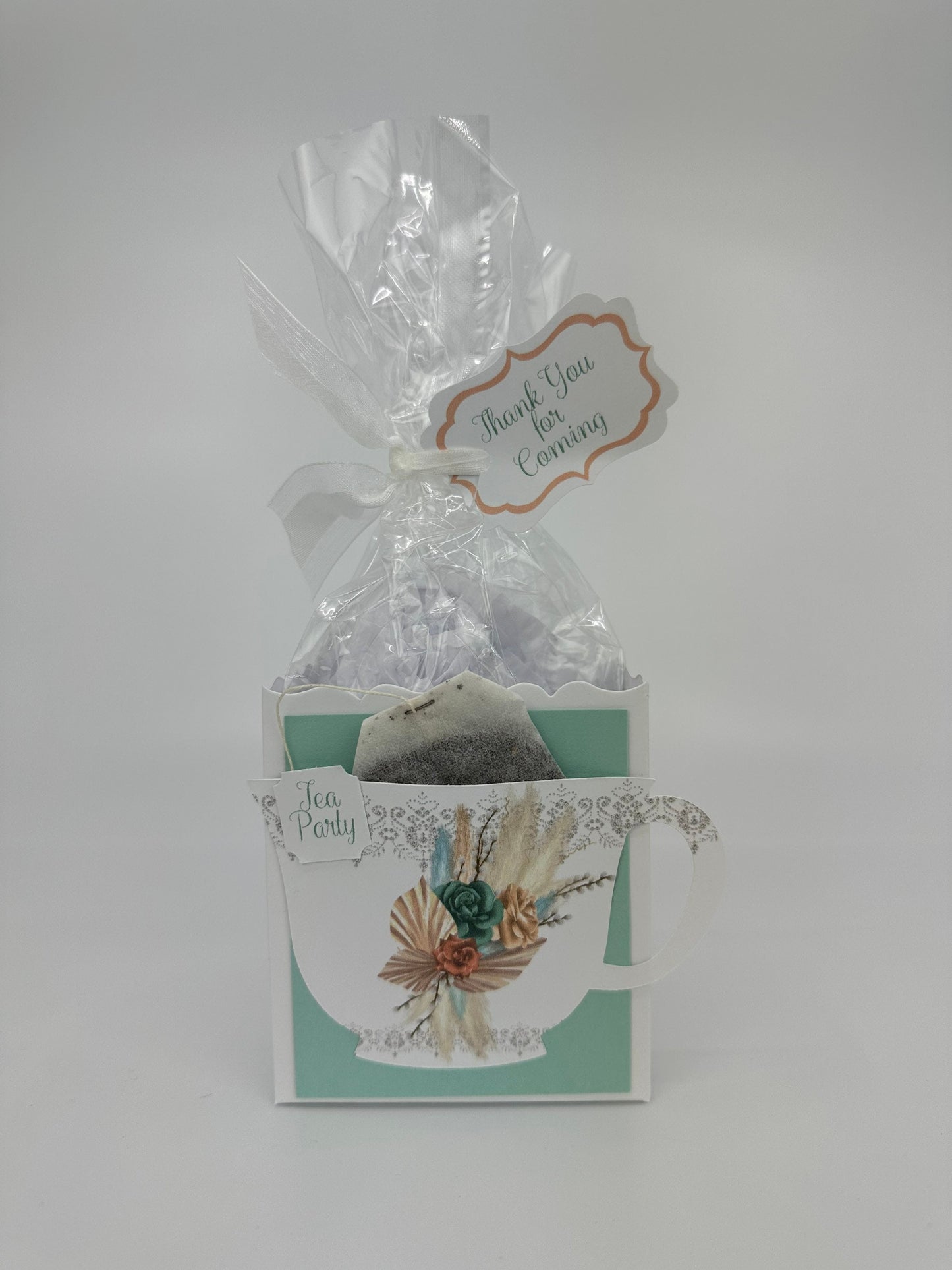 4 Beau-Tea-Ful Boho Bouquet Tea Party Favors for Bridal Baby Showers Weddings Birthday Special Corporate Event Planning