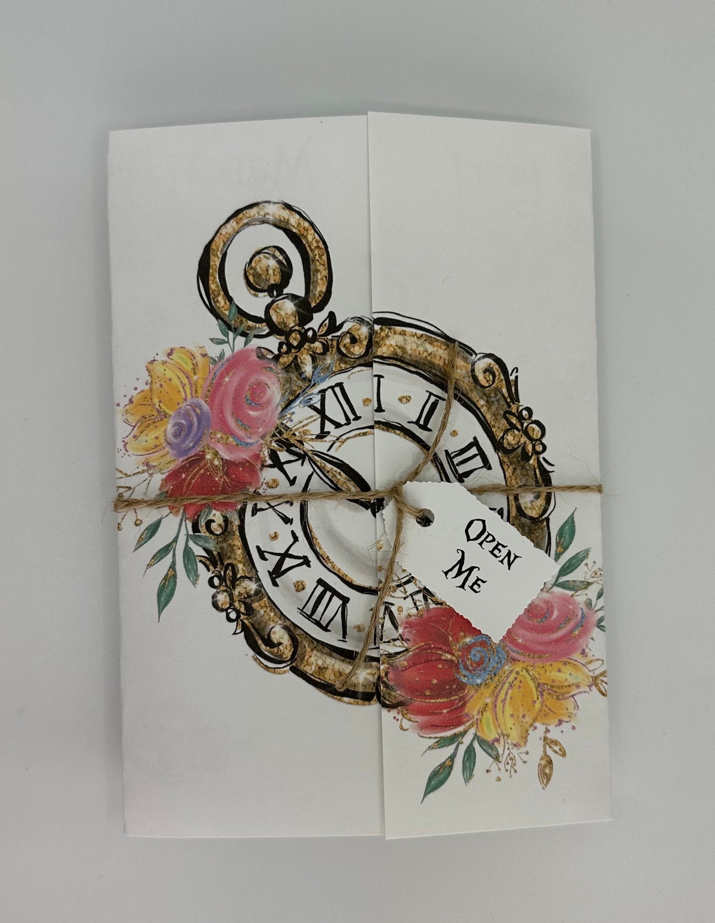 Alice in Wonderland Whimsical Gatefold Invitations by the Paper Fascinator Bridal Baby Shower Birthday Special Event planning